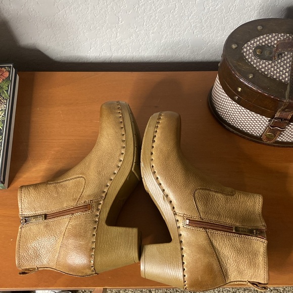 Dansko Sarah Studded Leather Ankle Boots - Picture 7 of 8